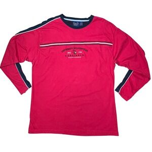 NCC Gold University of Louisville Cardinals vintage‎ Long Sleeve Shirt sz XL Red